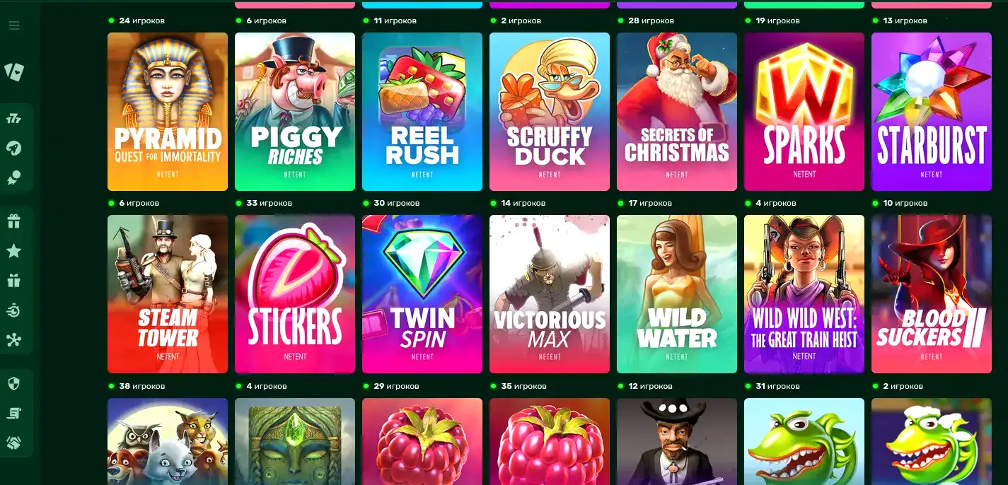 Live казино и дилеры в Daddy casino